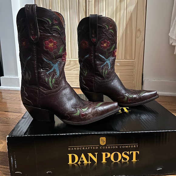 Dan Post Chocolate Blue Bird Boot